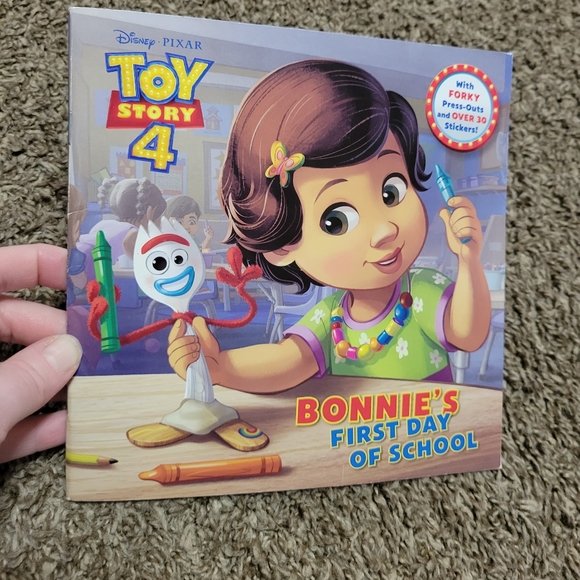 5/$10 Toy Story 4 Bonnie's First Day Of School Paperback Book Disney Pixar
